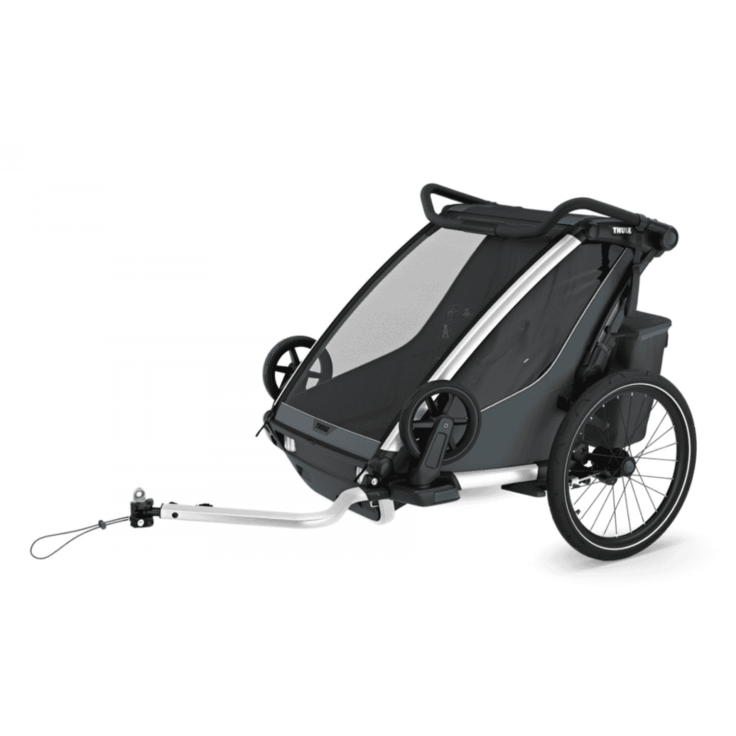 
Thule Chariot Cab - 2 Sitzer Kinderanhänger - dark slate