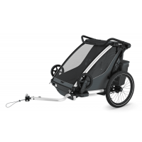 Thule Chariot Cab - 2 Sitzer Kinderanhänger - dark slate