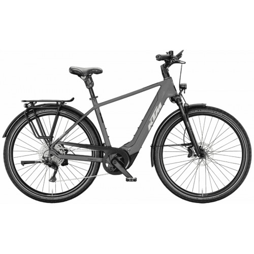 KTM MACINA STYLE 820 XL   - 28 Zoll 800Wh 11K Diamant - MACHINE GREY MATT (SILVER+BLACK)