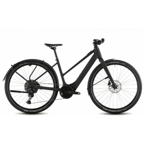 Cube Editor Hybrid Pro 400X FE - 28 Zoll 400Wh 11K Trapez - coal´n´prism