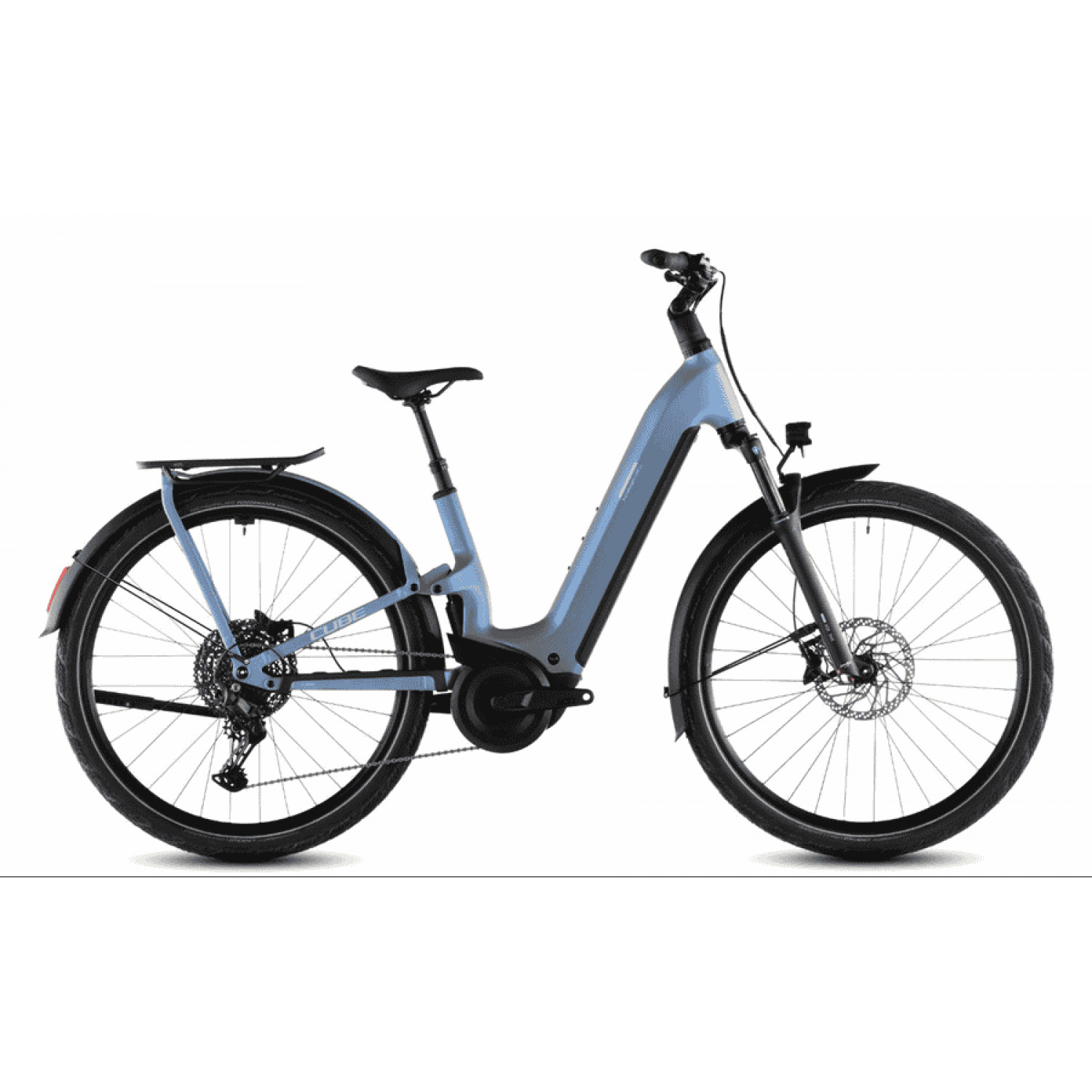 Cube Kathmandu Hybrid ONE11 HPC Pro 800 - 28 Zoll 800Wh 11K Fully/Wave - hazeblue´n´blue