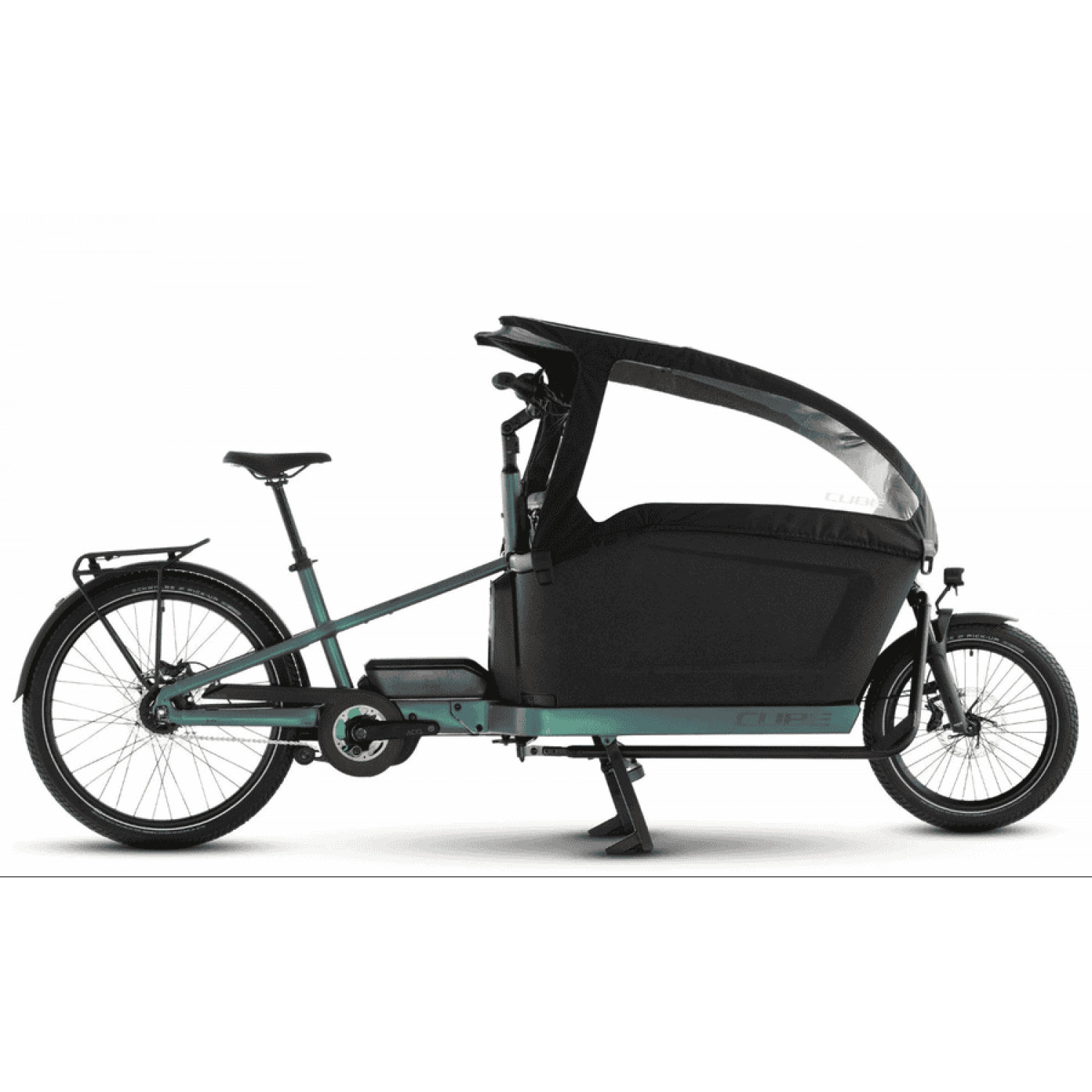 
Cube Cargo Hybrid Comfort Pro Family 800 - 20 / 26 Zoll 800Wh 5N Lastenrad - smaragdgrey´n´reflex