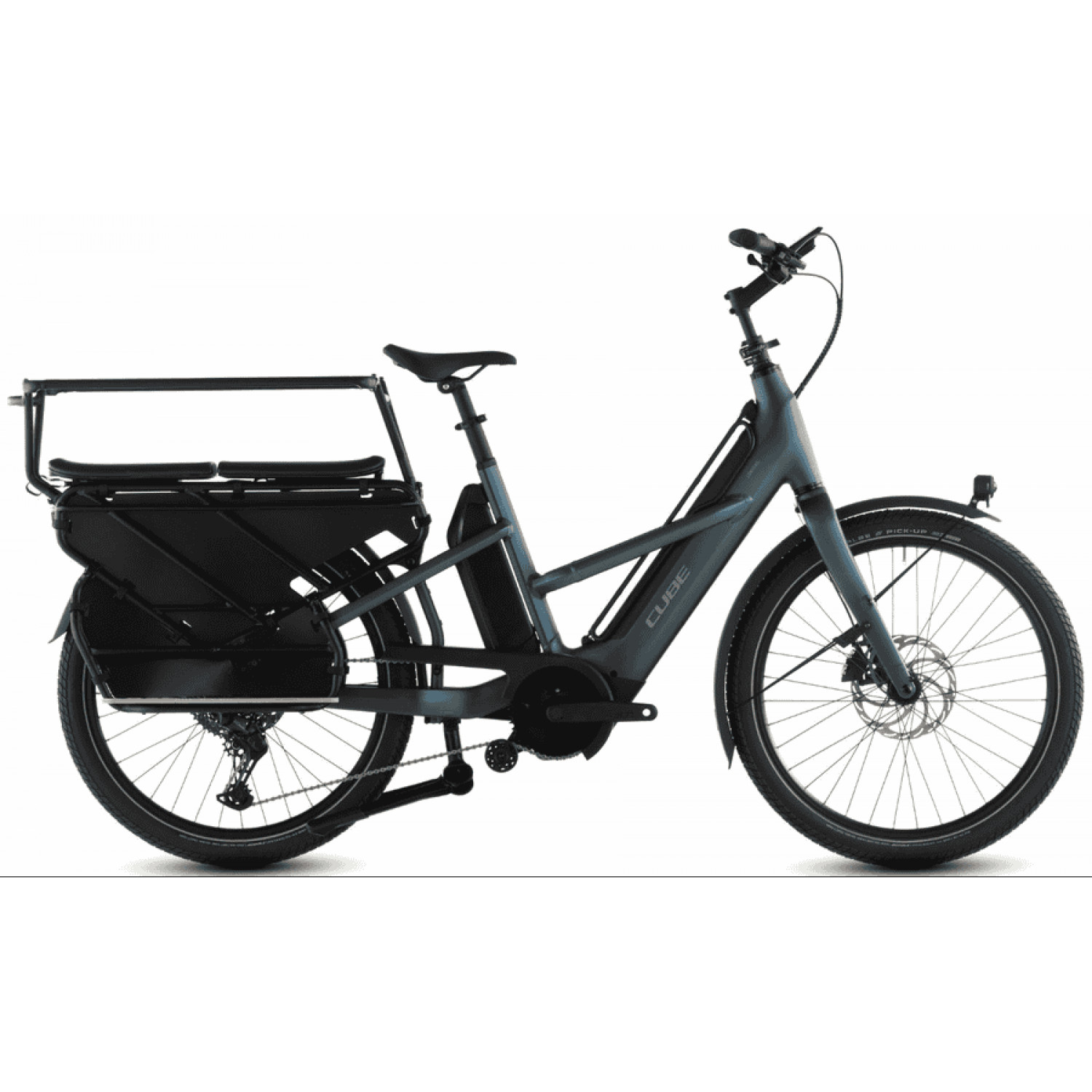 
Cube Longtail Hybrid Family 800 - 26 Zoll 800Wh 11K Lastenrad - royalgreen´n´black