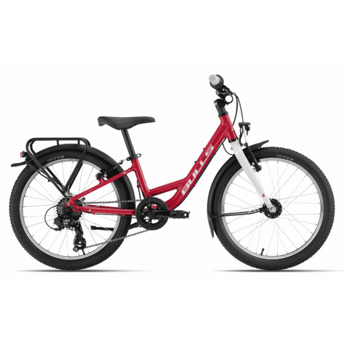 BULLS TOKEE STREET 24 7G outer - 24 Zoll 7K Wave - rouge red