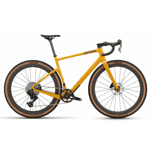 Cervélo Aspero Rival XPLR AXS 1 - 28 Zoll 13K-AXS Diamant - marigold