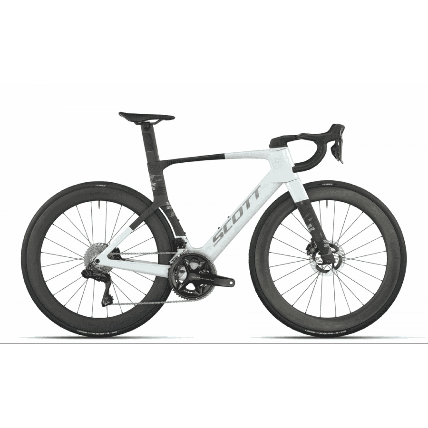 
Scott Foil RC Pro - 28 Zoll 24K-Di2 Diamant - cumulus white carbon black