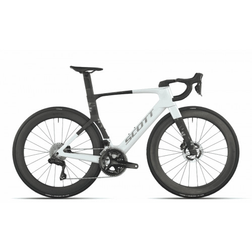 Scott Foil RC Pro - 28 Zoll 24K-Di2 Diamant - cumulus white carbon black