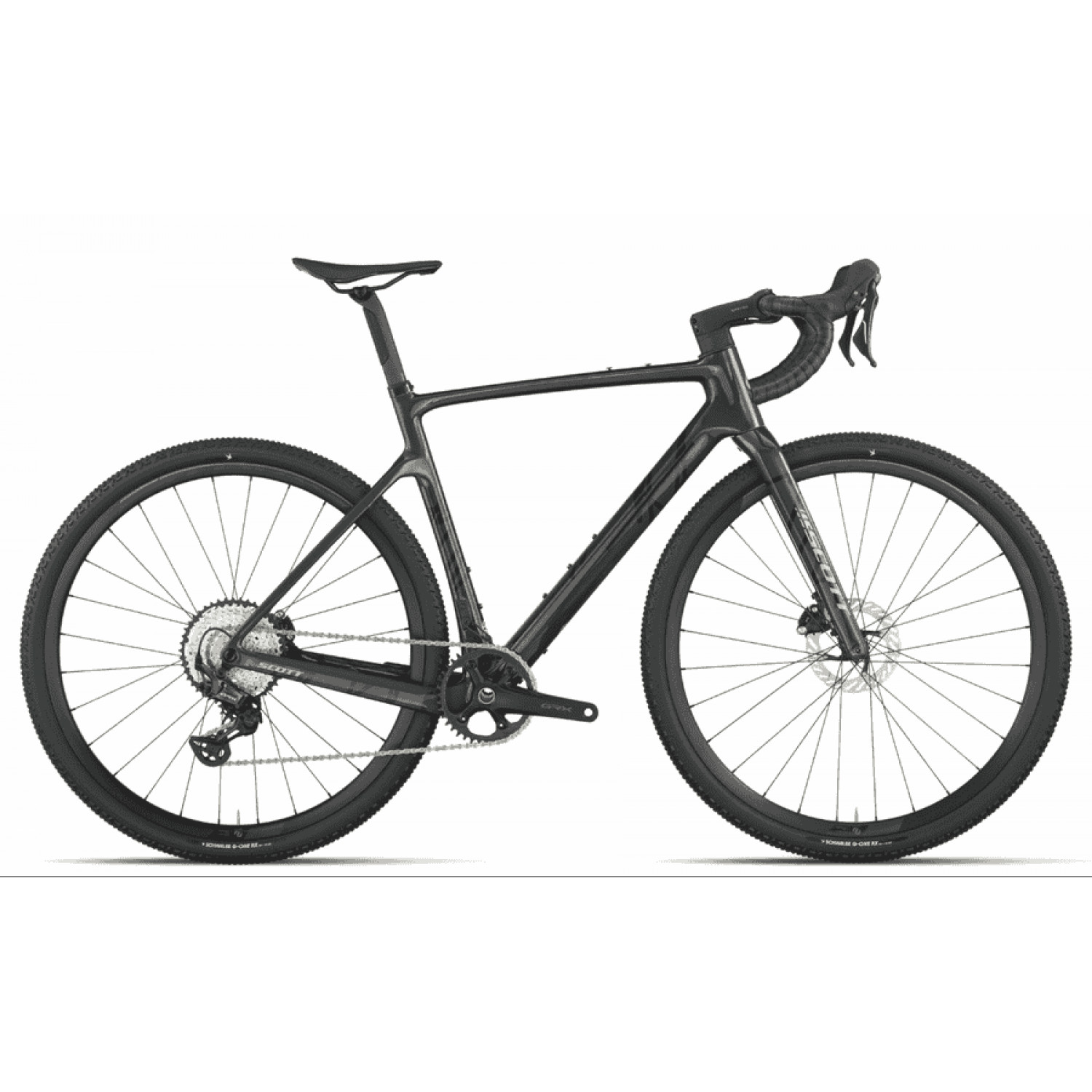 
Scott Addict Gravel 30 - 28 Zoll 12K Diamant - carbon black