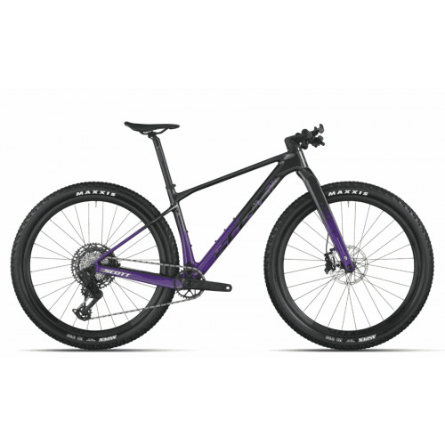 Scott Scale Gravel 10 - 28 Zoll 12K-AXS Diamant - carbon black indigo purple