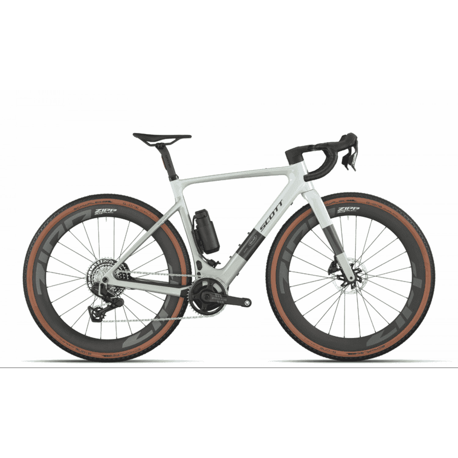 
Scott Solace Gravel 10 - 28 Zoll 520Wh 13K-AXS Diamant - pale green beluga grey