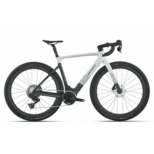 Scott Solace Gravel 20 - 28 Zoll 360Wh 13K-AXS Diamant - squid blue beluga grey