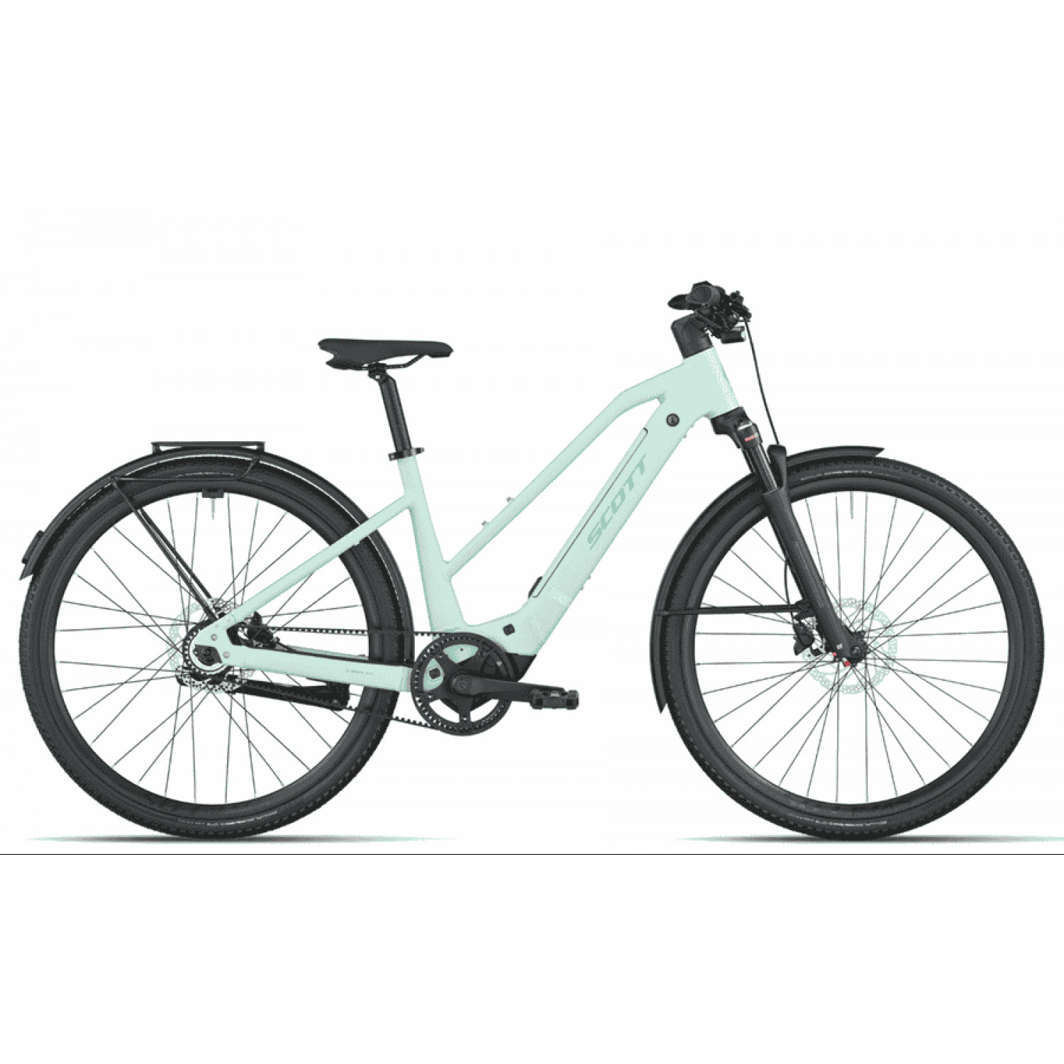 
Scott Passage 10 Belt Slope - 29 Zoll 400Wh 8N Trapez - mint green