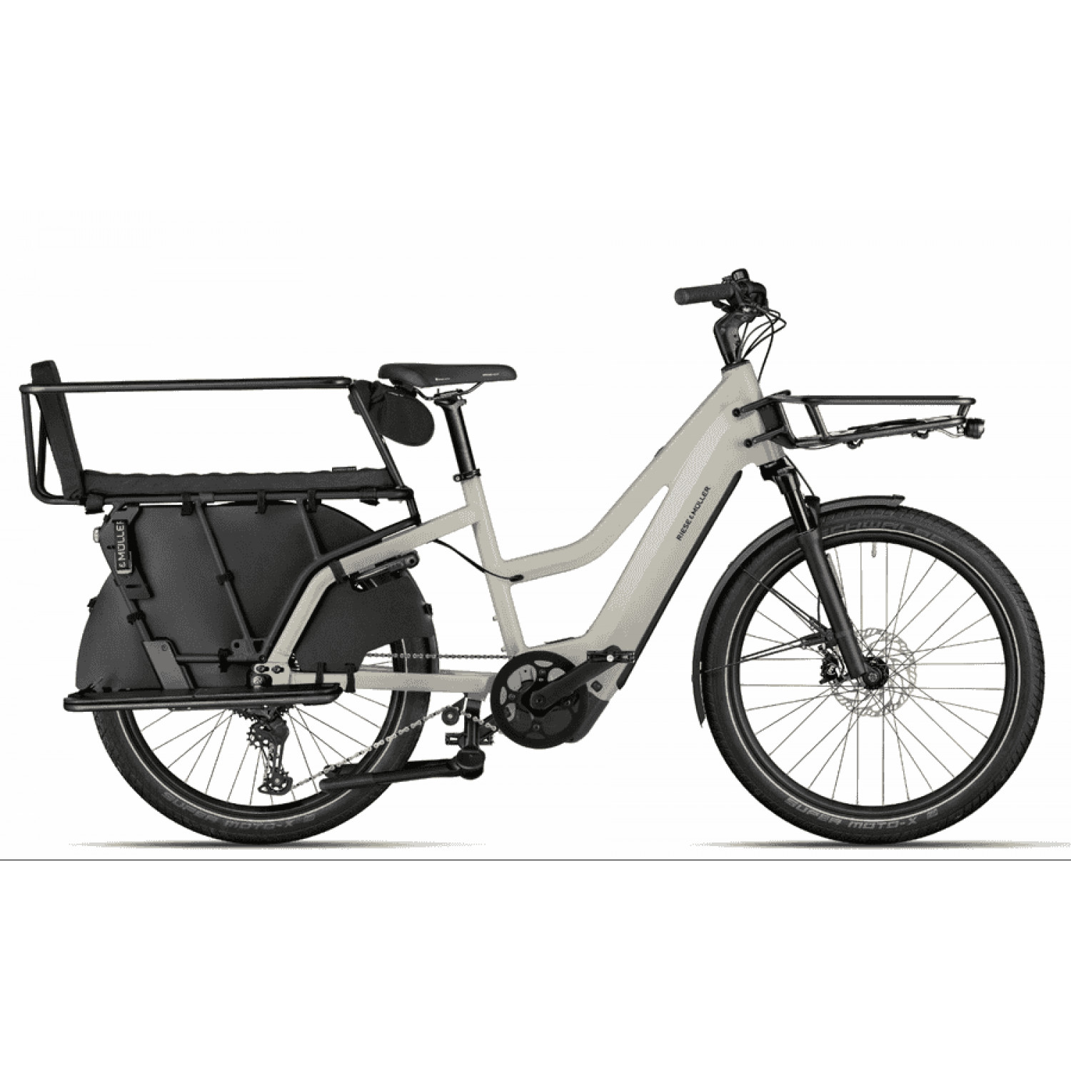 
Riese & Müller Multicharger3 Mixte FAMILY - 27,5 Zoll 625Wh 10K Trapez - desert/black matt