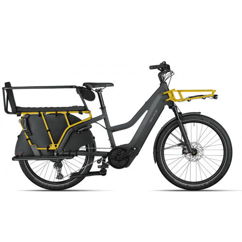 Riese & Müller Multicharger3 Mixte FAMILY - 27,5 Zoll 625Wh 10K Trapez - utility grey/ curry matt
