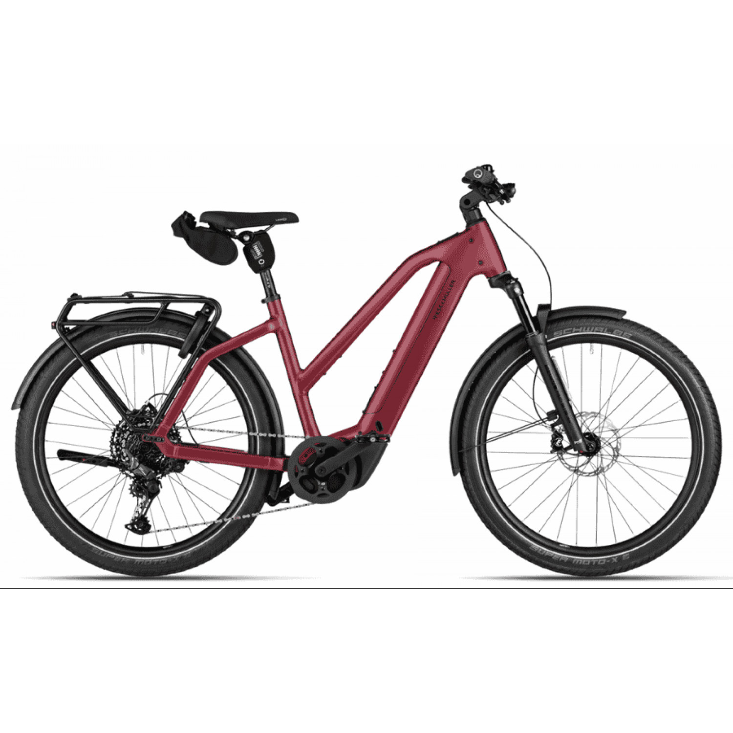 
Riese & Müller Charger5 Mixte touring - 27,5 Zoll 800Wh 11K Trapez - dark red matt