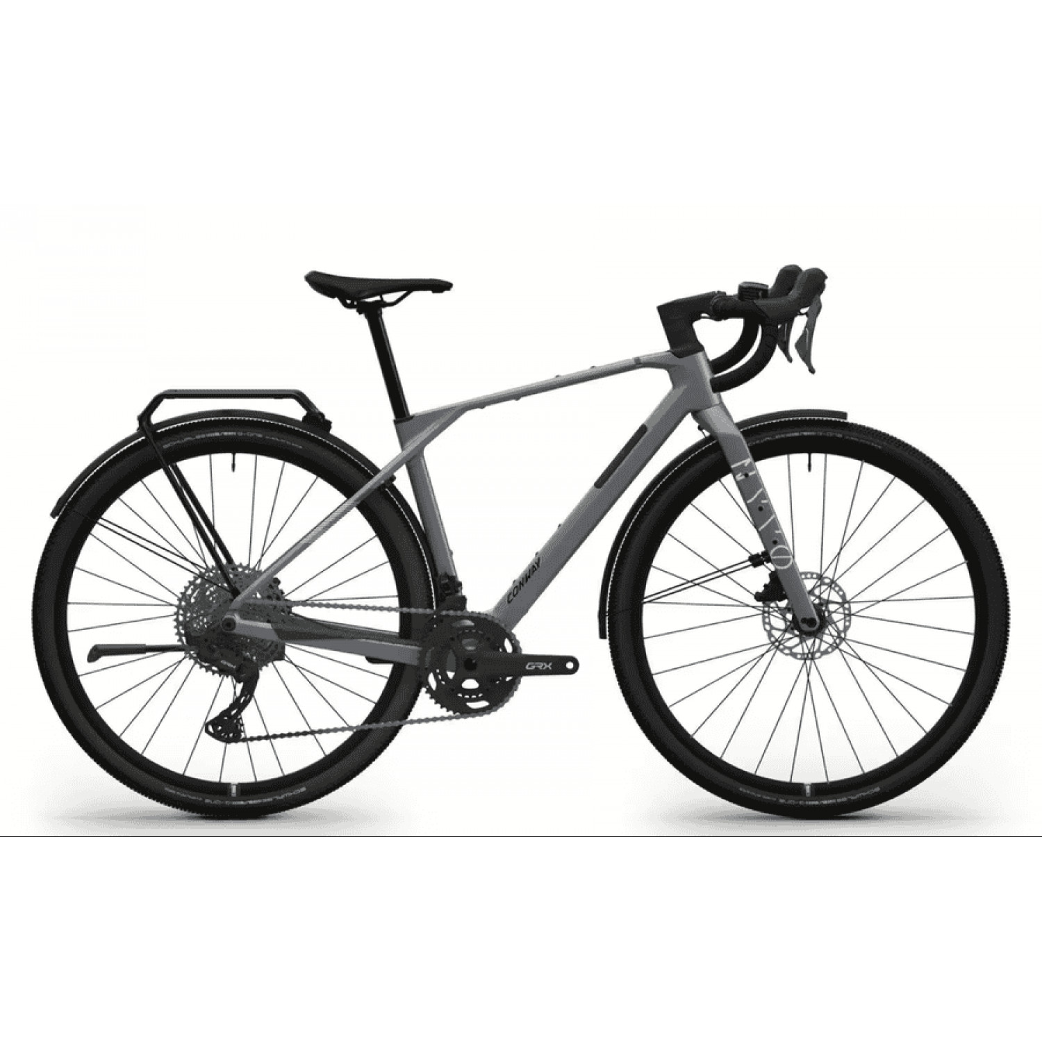 
Conway Nyvo 12.0 C - 28 Zoll 24K Diamant - metallic grey matt