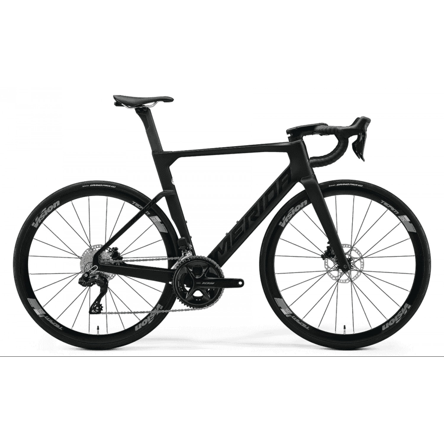 
Merida REACTO 5000 - 28 Zoll 24K-Di2 Diamant - silk black