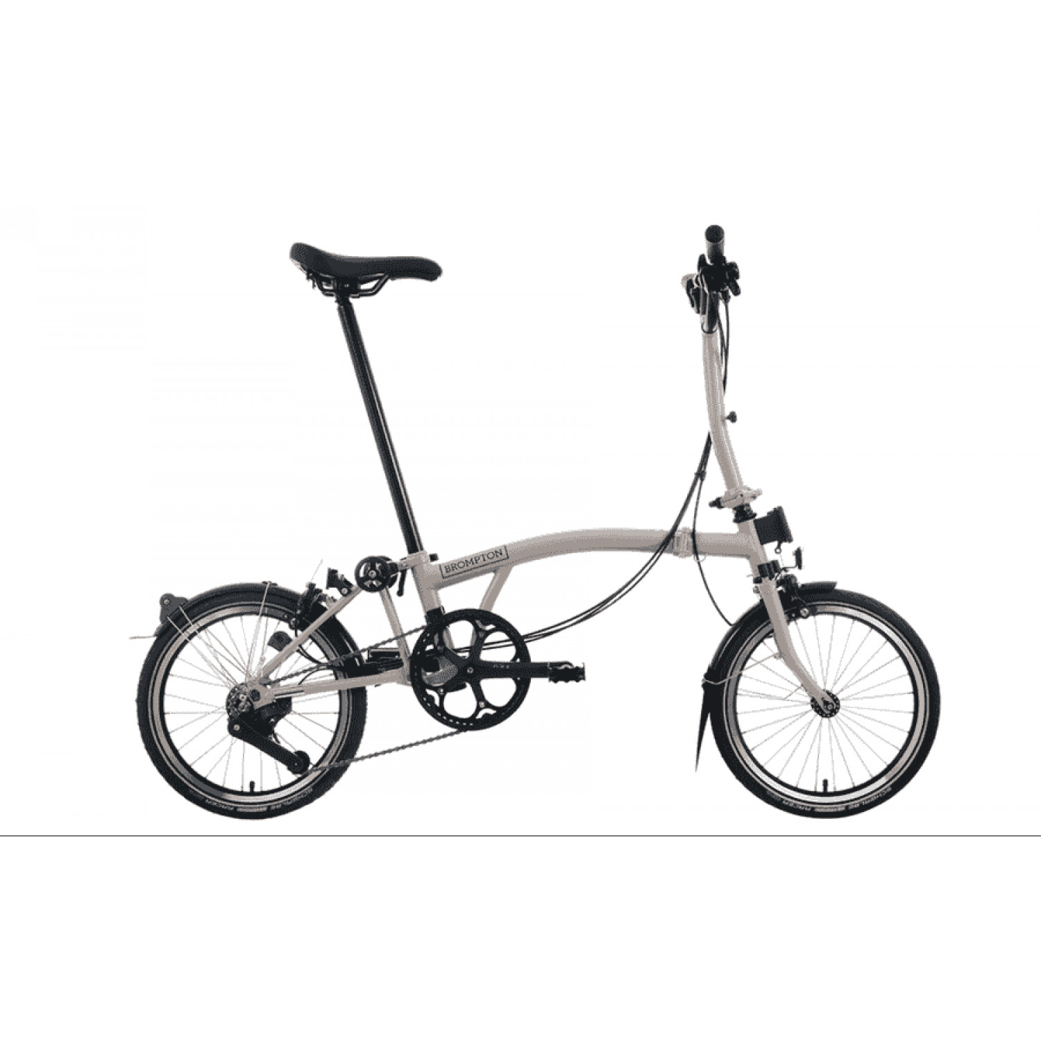 
Brompton C Line - Typ H - 16 Zoll 4K Faltrad - Dune Sand