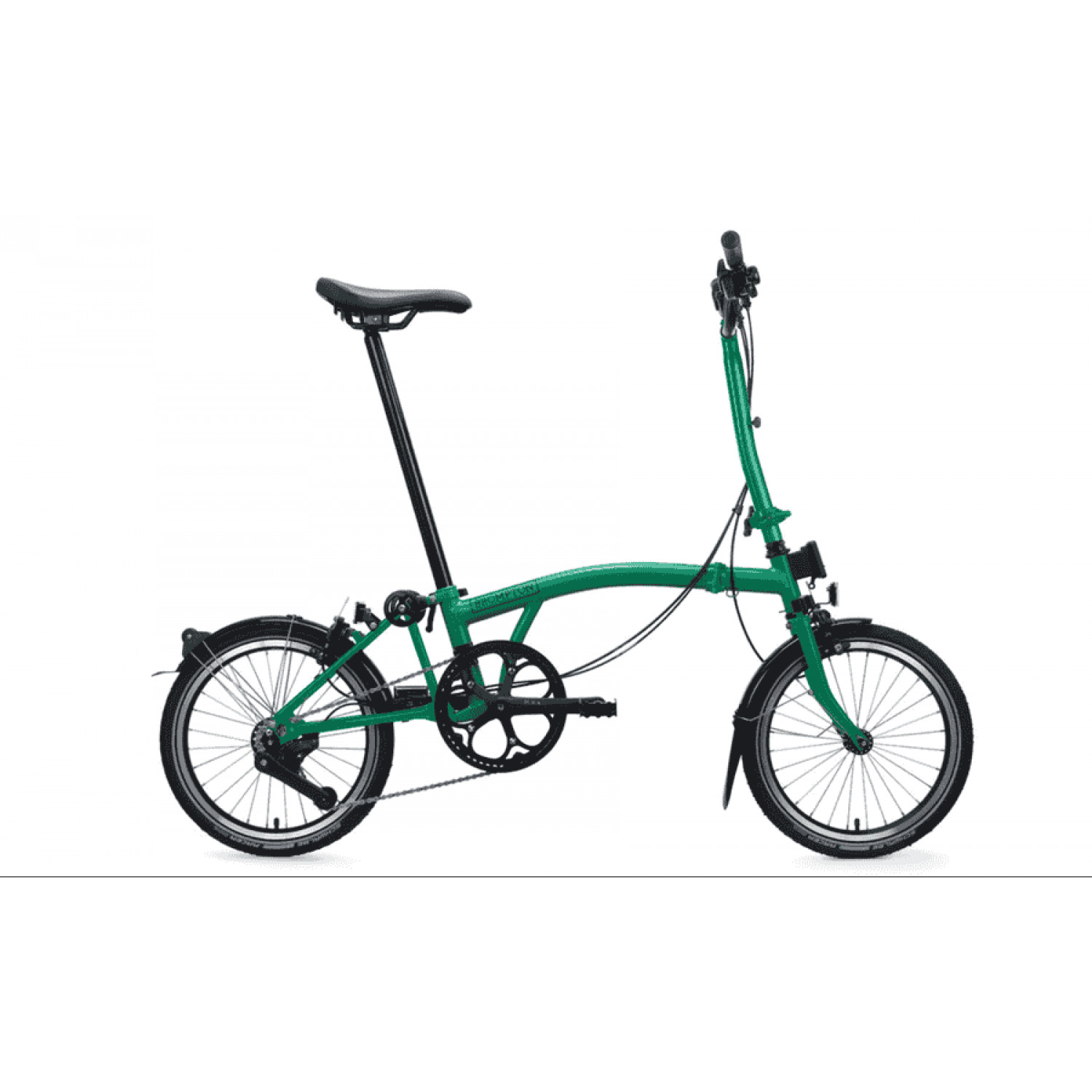 
Brompton C Line - Typ H - 16 Zoll 4K Faltrad - Palm Green