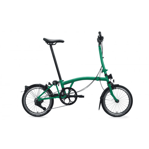 Brompton C Line - Typ H - 16 Zoll 4K Faltrad - Palm Green