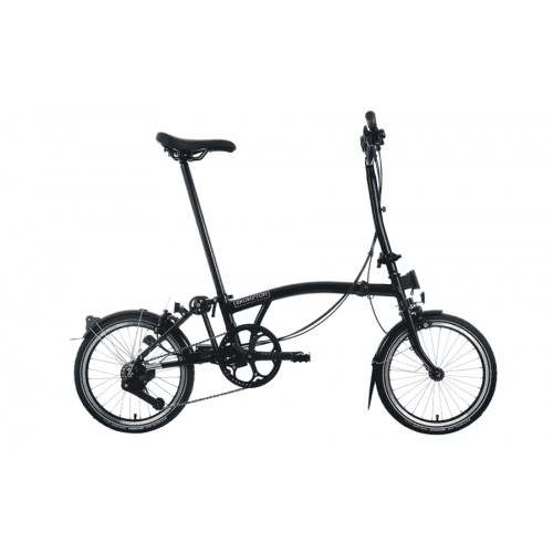 Brompton C Line - High 16 Zoll 4K Faltrad - Black Matt