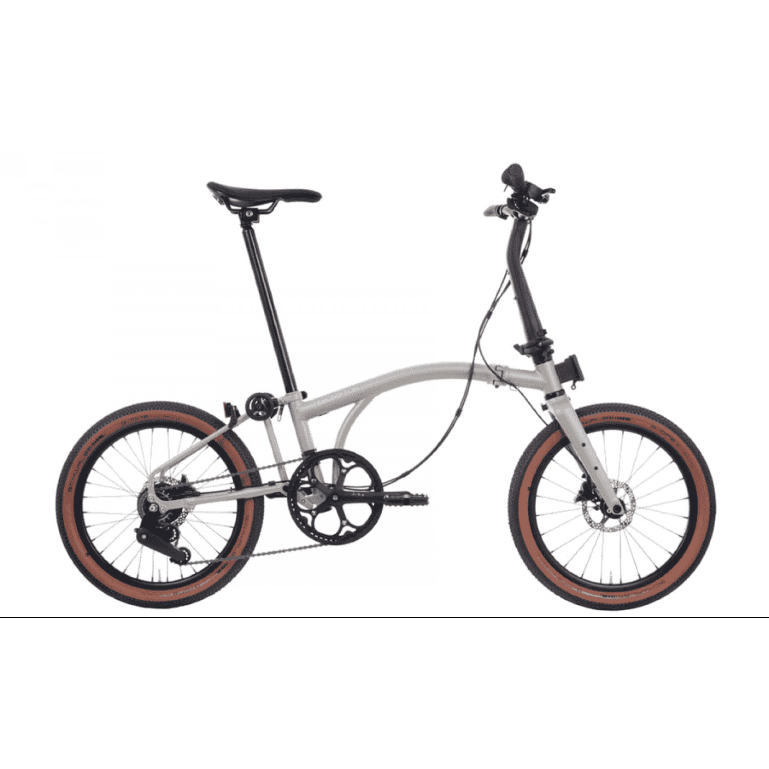 
Brompton G Line - 20 Zoll 8N Faltrad - Traildust White