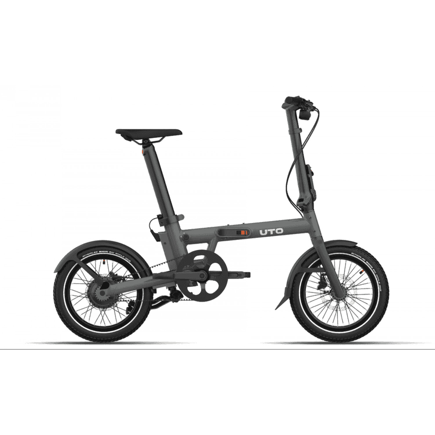 
UTO PRO16 - 16 Zoll 250Wh Faltrad - anthrazitgrau