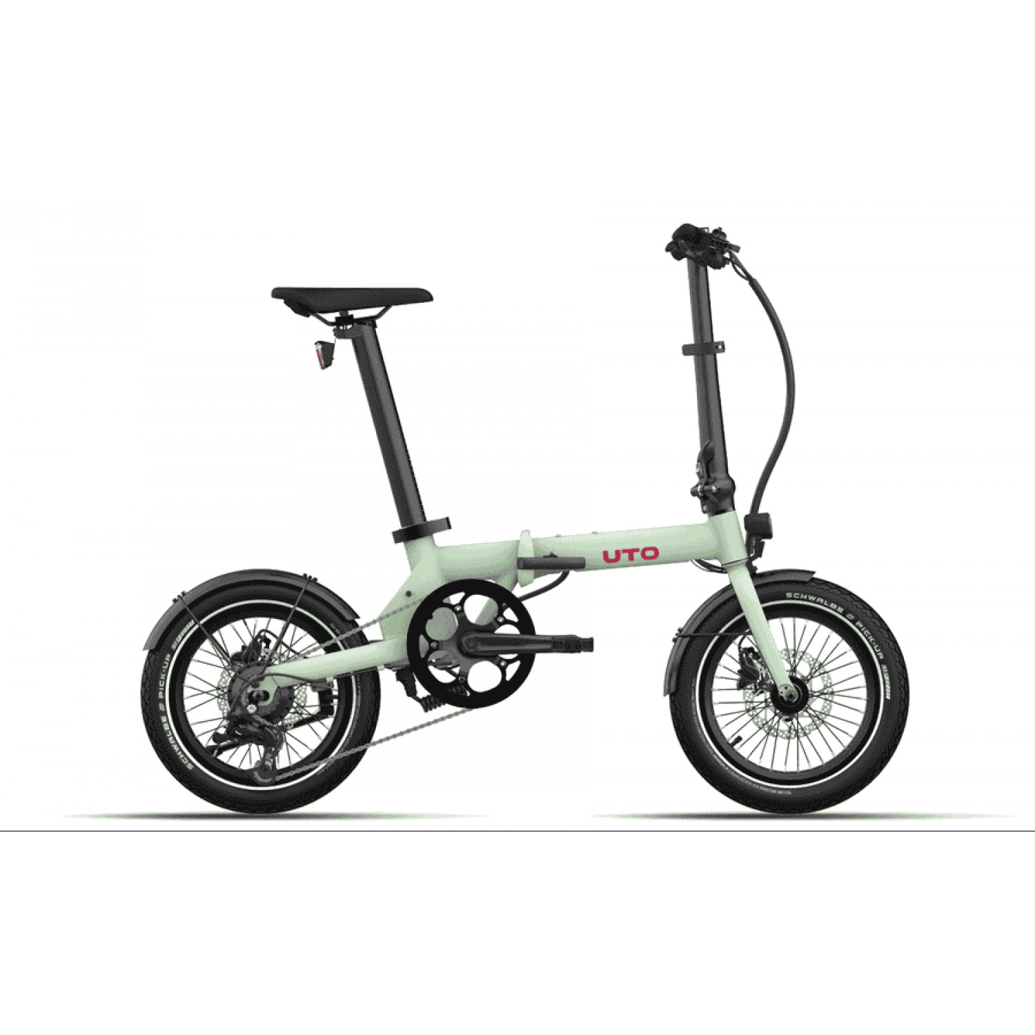 
UTO OG16 - 16 Zoll 231Wh 4K Faltrad - salbeigrün