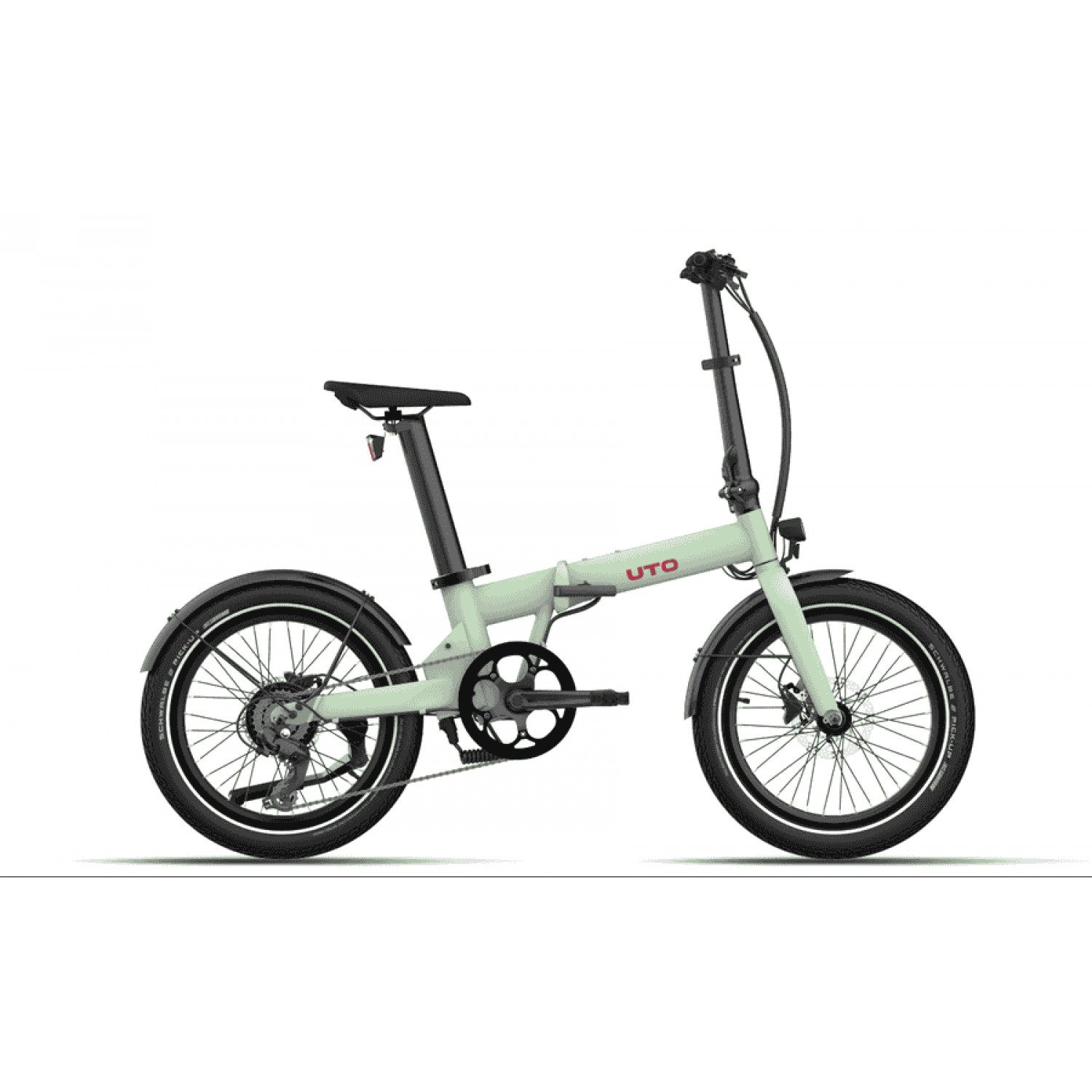 
UTO OG20 - 20 Zoll 378Wh 7K Faltrad - salbeigrün