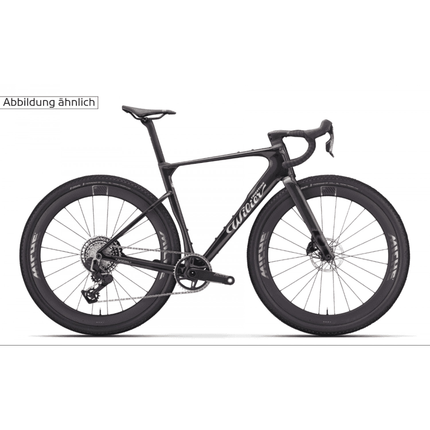 
Wilier Rave SLR ID2 GRX Di2 Graff Allroad - 28 Zoll 12K Diamant - glitch black