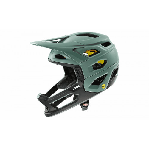 Uvex Revolt MIPS Fahrradhelm - moss green black matt