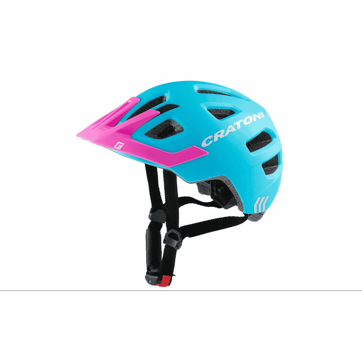 
Cratoni Maxster Pro Kinderhelm - blue-pink matt