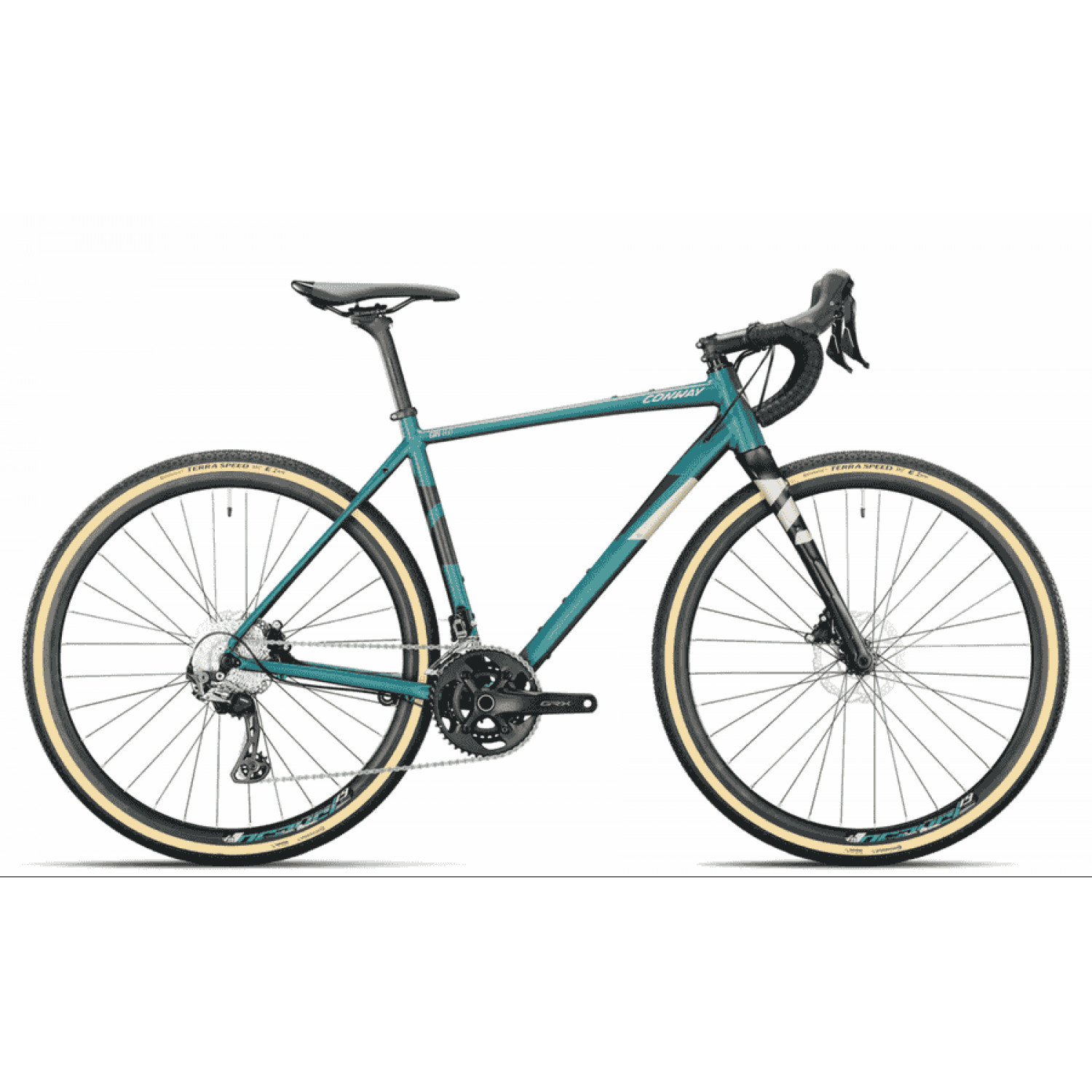 
Conway GRV 8.0 - 28 Zoll 22K Diamant - moss metallic matt / platin matt