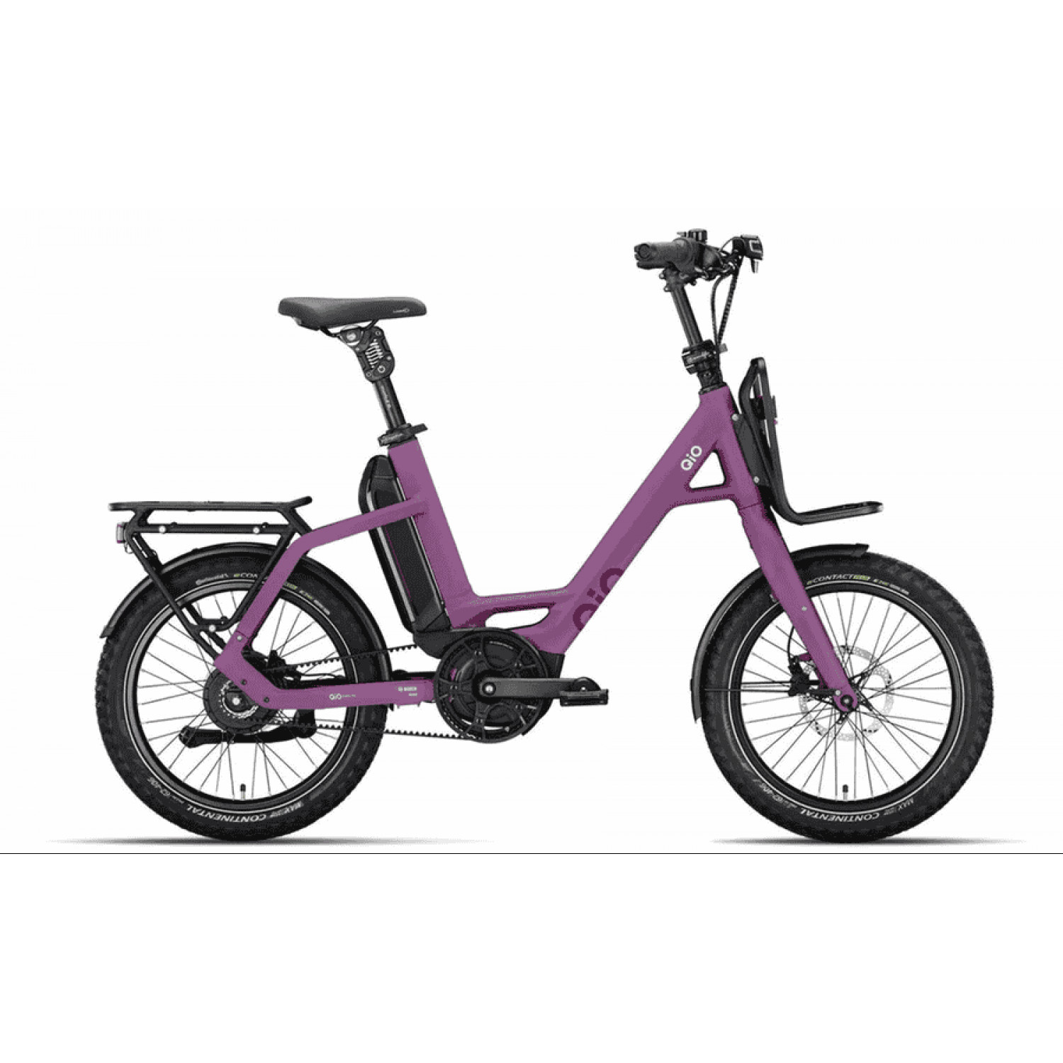 
QIO EINS+ P-E Unisex - 20 Zoll 545Wh Enviolo Compact - dark violett matt