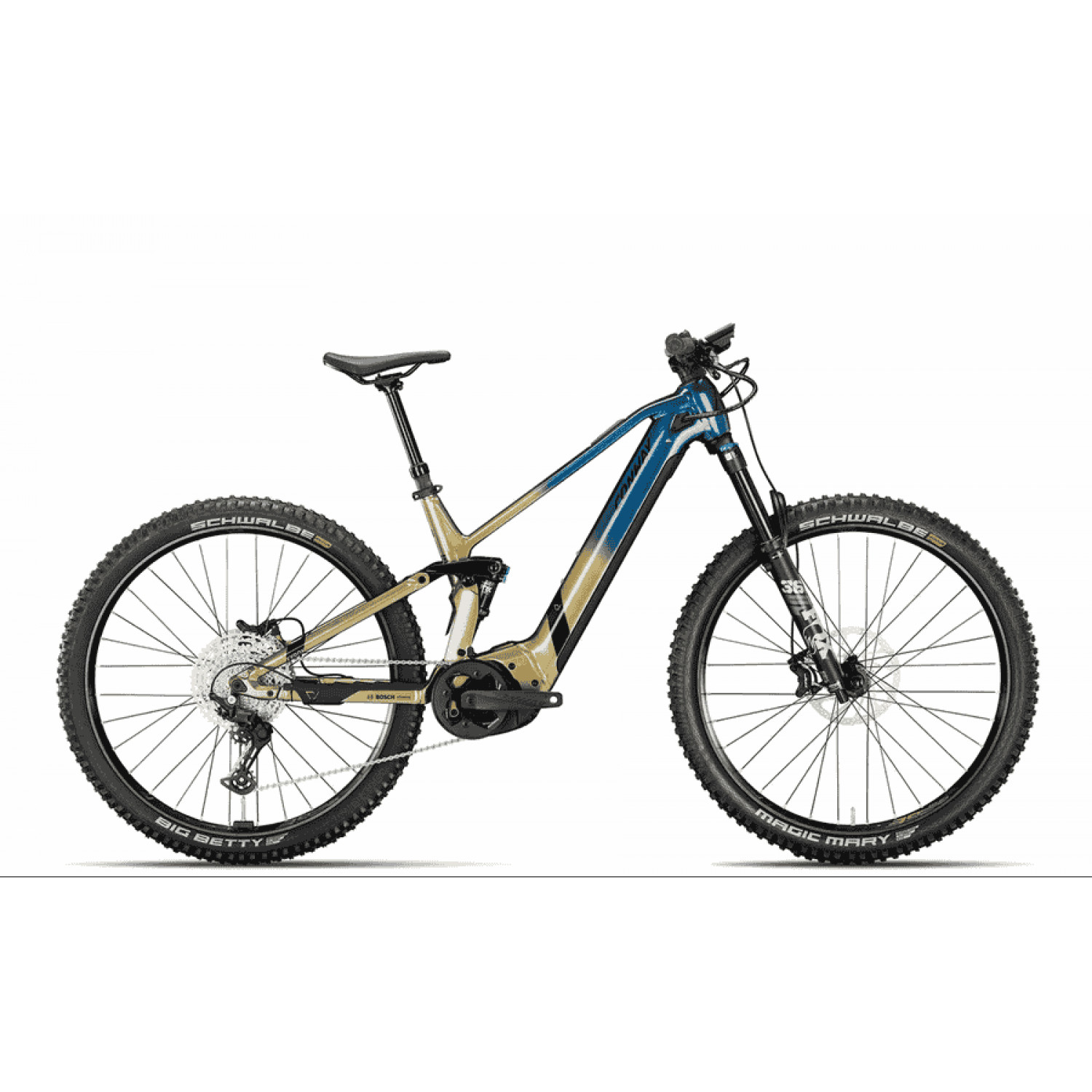 
Conway XYRON S 4.9 - 29 Zoll 750Wh 11K Fully - blue metallic fade bronze metallic