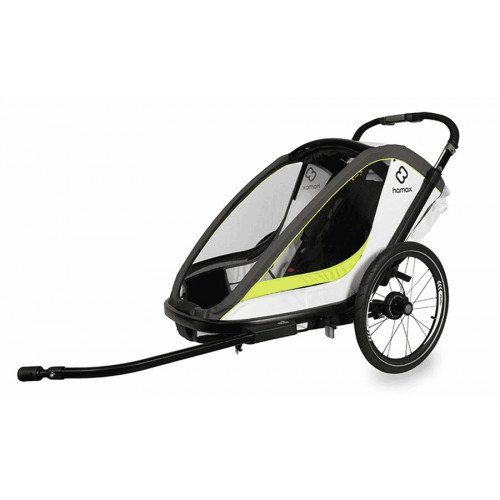 Hamax Breeze DOUBLE - Kinderanhänger - white green