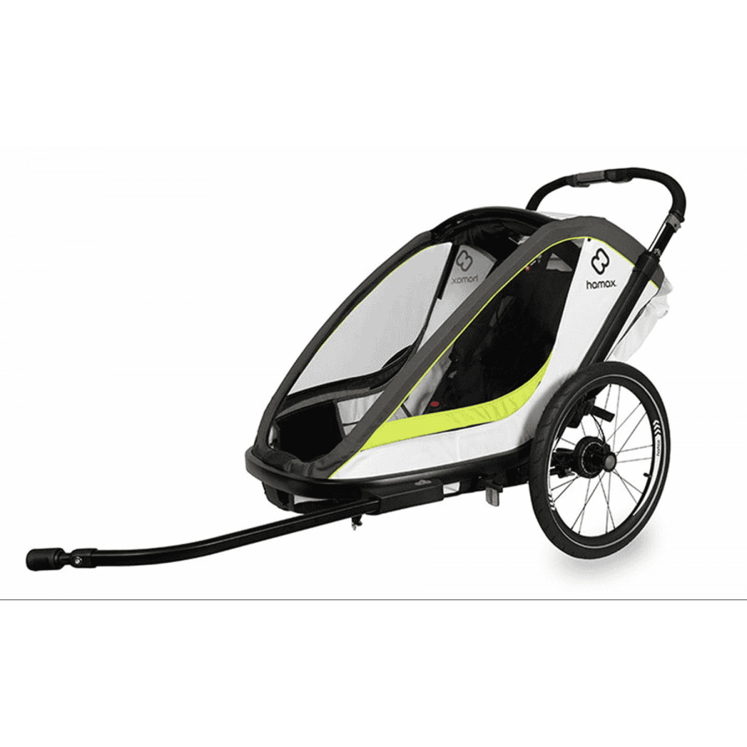 
Hamax Breeze ONE - Kinderanhänger - white green