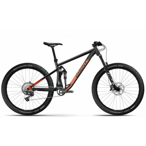 Ghost Riot Trail Essential - 27.5 / 29 Zoll 12K Fully - dark grey rusty orange - matt