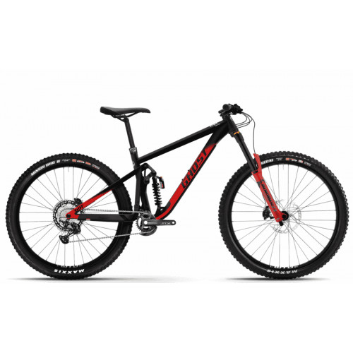 Ghost Riot EN Pro - 27.5 // 29 Zoll 12K Fully - black/marzocchi red - matt/glossy