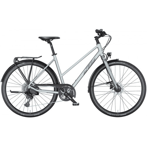 KTM LIFE LITE  - 28 Zoll 12K Trapez - azzuro silver matt