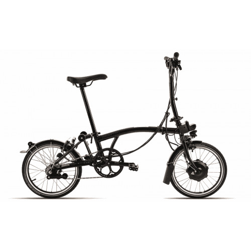 Brompton C-Line Electric Explore  - Typ M - 16 Zoll 300Wh 6N Faltrad - Gloss Black