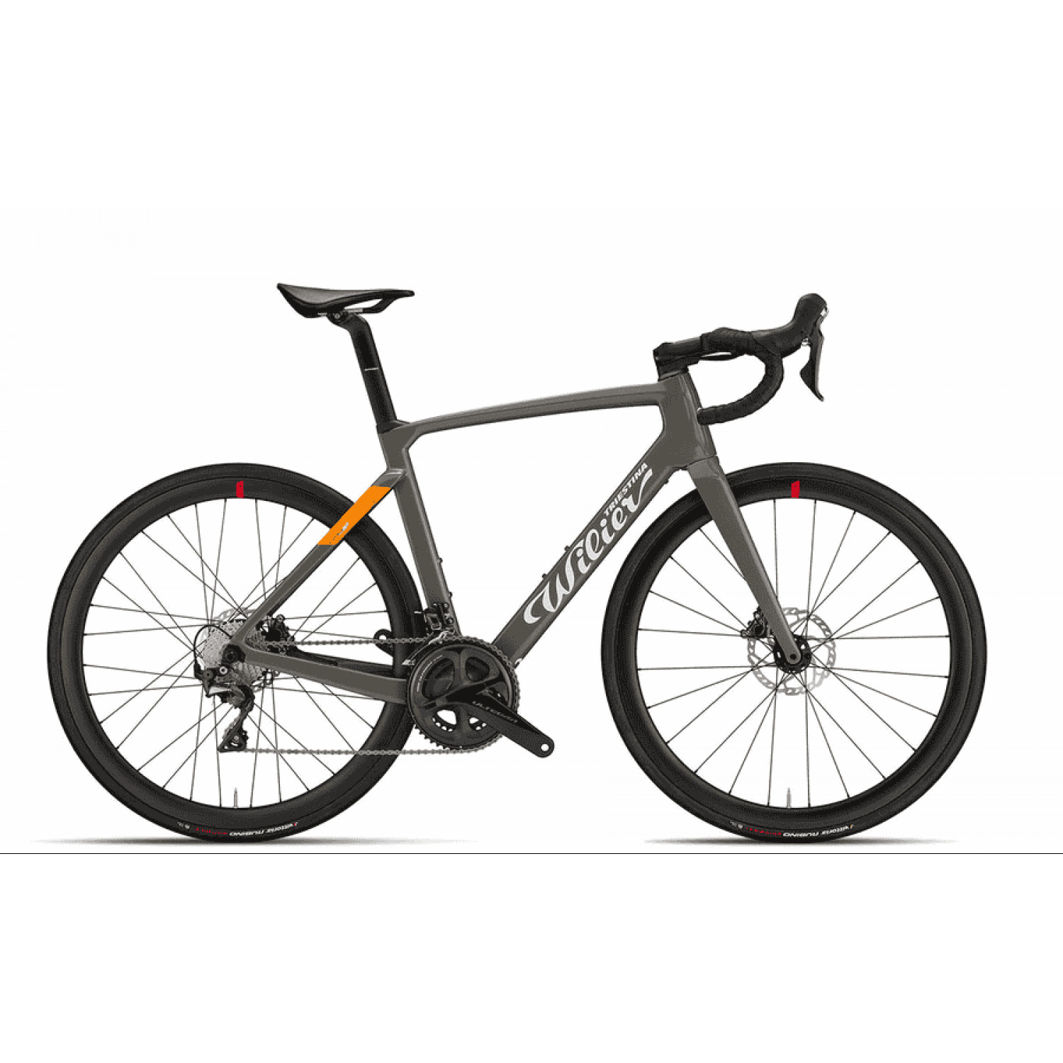 
Wilier CENTO10 HYBRID DISC - 28 Zoll 250Wh 22K Diamant - grau weiss orange