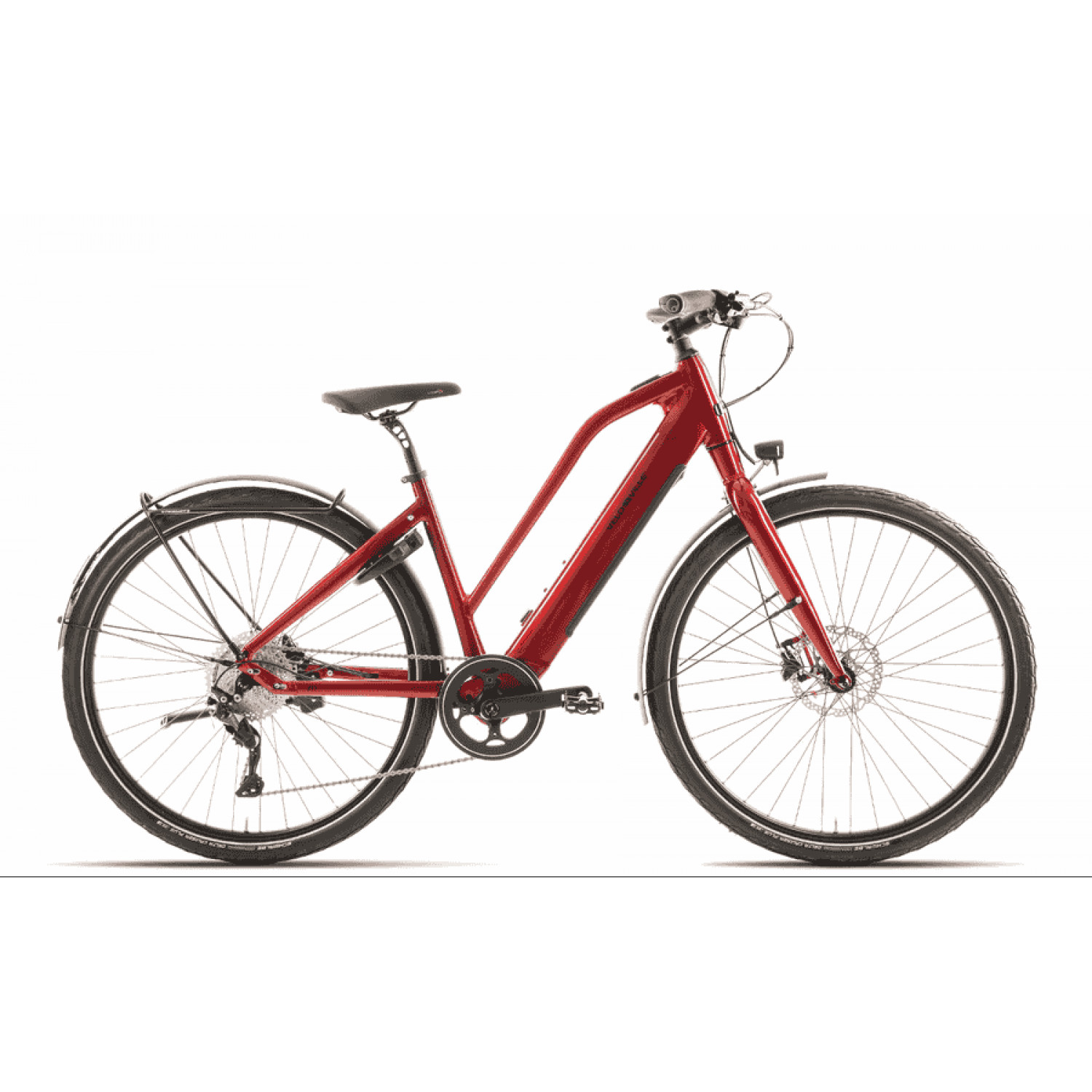 
Velo de Ville 6TY Urban - 28 Zoll 430Wh 11K Trapez - Wine Red