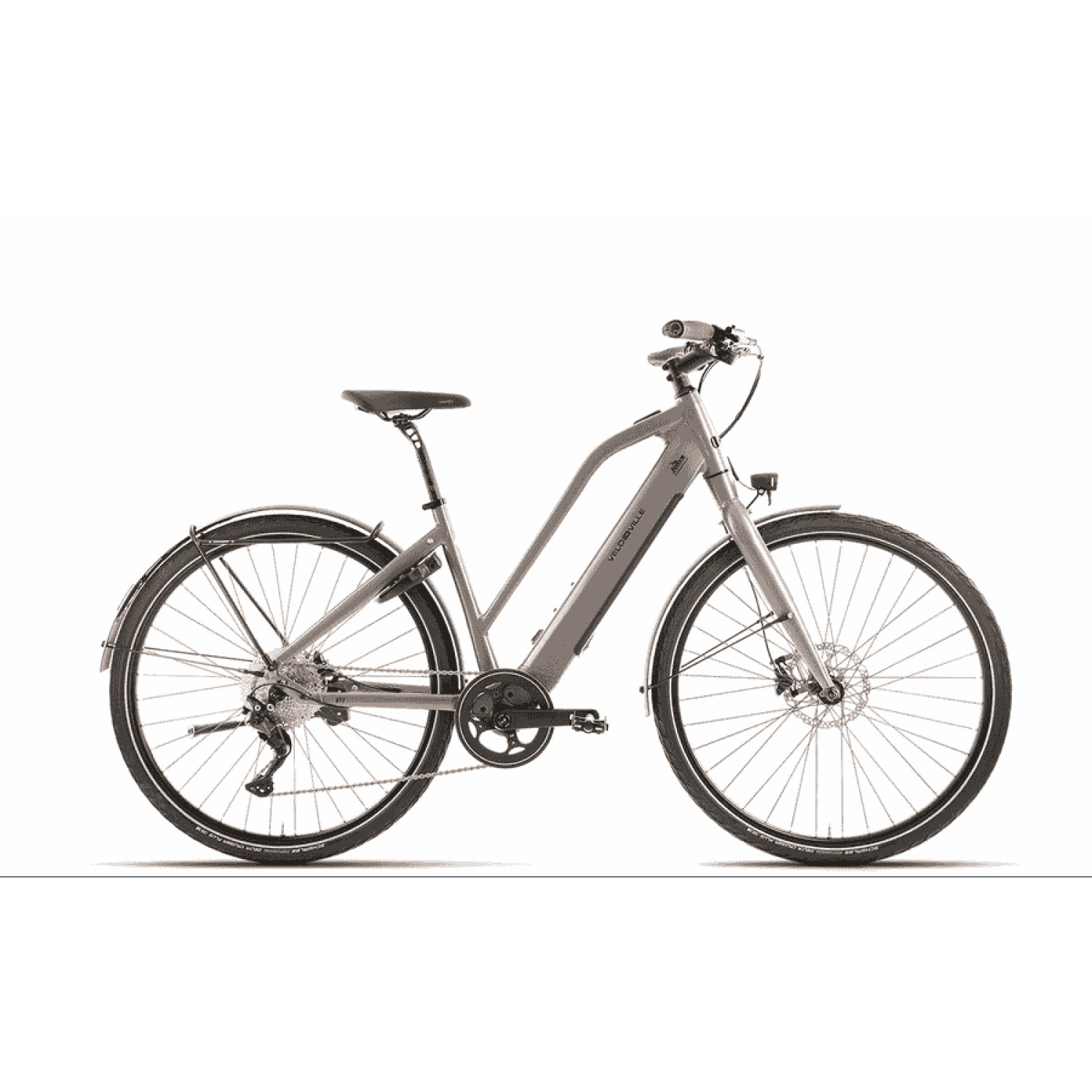 
Velo de Ville 6TY Urban - 28 Zoll 430Wh 11K Trapez - Eco Grey