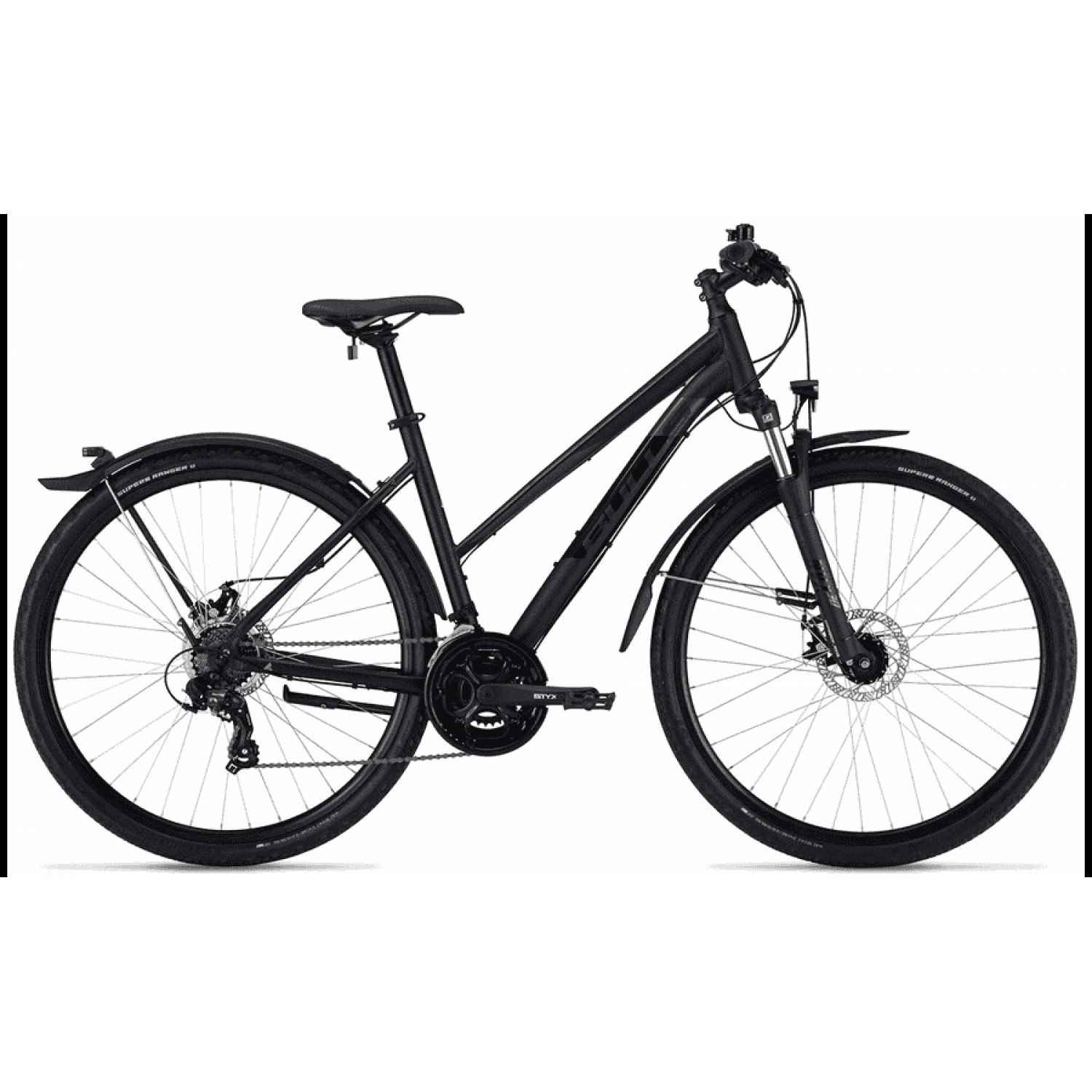 
BULLS Wildcross Street - 28 Zoll 21K Trapez - black matt