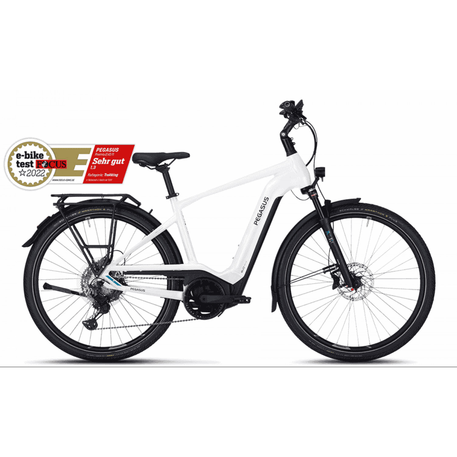 
PEGASUS Premio Evo 11 40 Years - 28 Zoll 750Wh 11K Diamant - metallic off-white/black matt