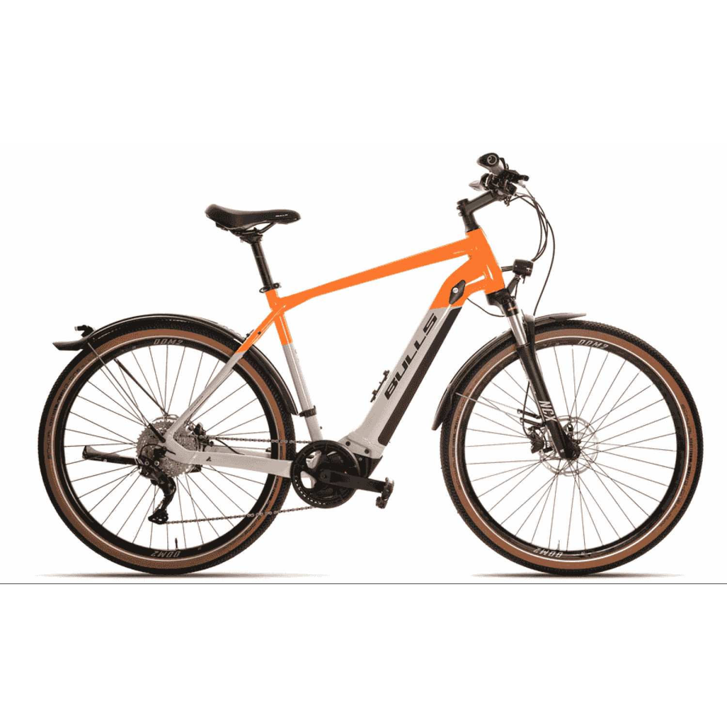 
BULLS Cross Rider EVO 1 - 29 Zoll 625Wh 10K Diamant - light grey/orange