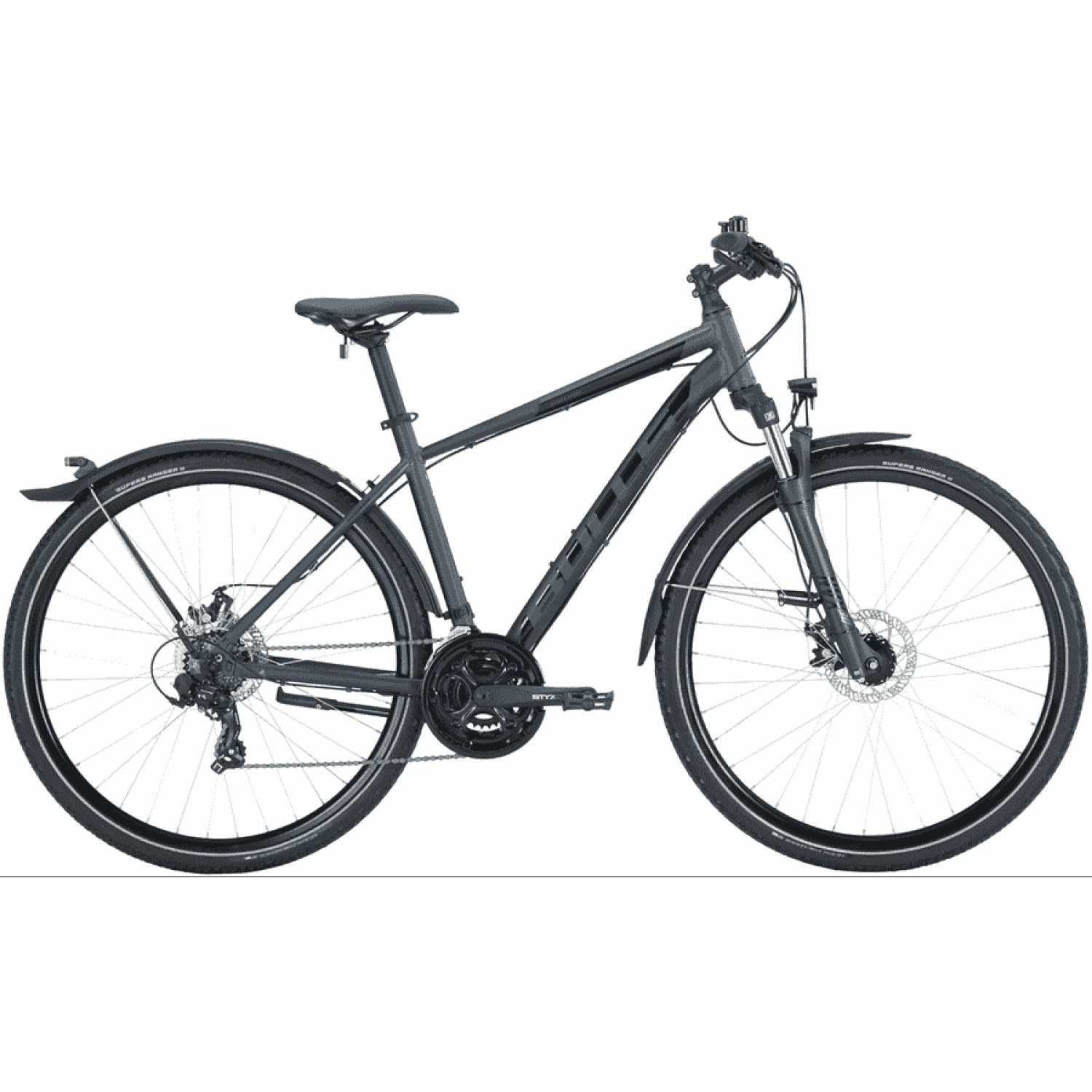 
BULLS Wildcross Street - 28 Zoll 21K Diamant - sapphire black matt