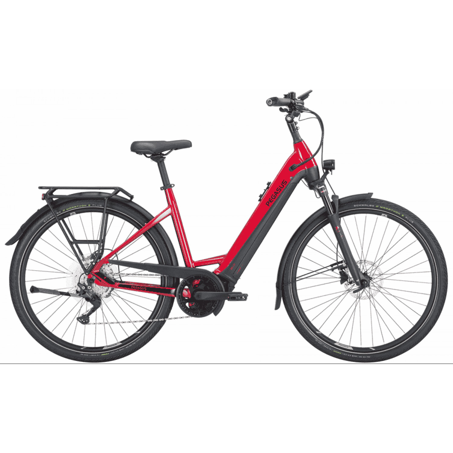 
PEGASUS Premio Evo 10 Lite - 28 Zoll 750Wh 10K Wave - hyper red