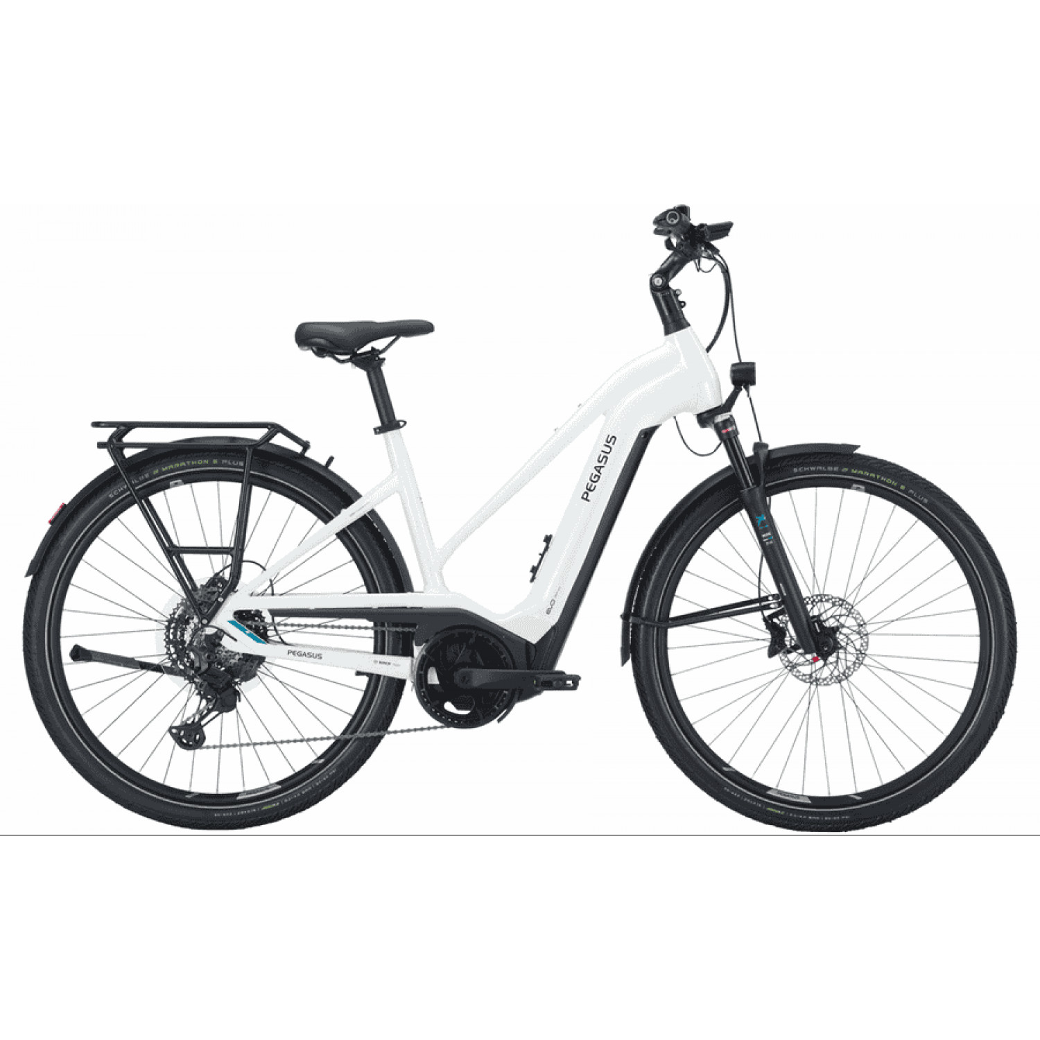 
PEGASUS Premio Evo 11 Lite - 28 Zoll 750Wh 11K Trapez - metallic off white